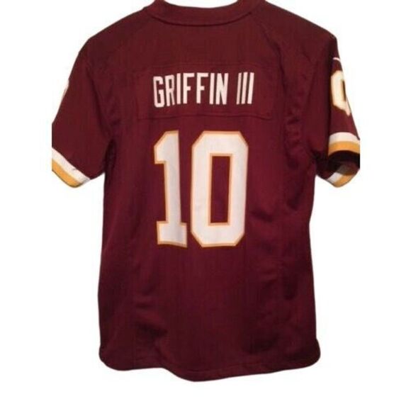 WASHINGTON REDSKINS ROBERT GRIFFIN III SIZE YOUTH MEDIUM NIKE ON FIELD JERSEY - Picture 1 of 6